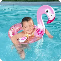 Ciambella da nuoto Bestway 36306, materiale resistente, ideale per avventure estive