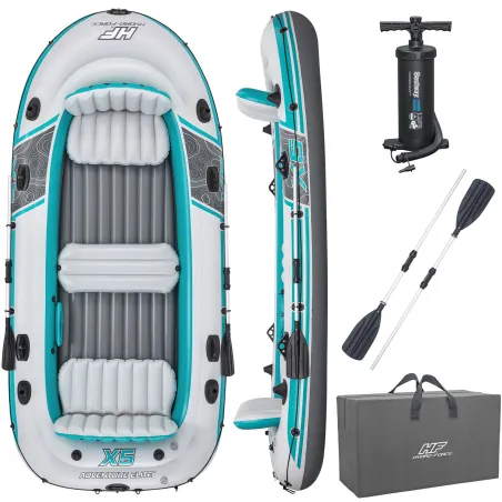 Ponton Hydro-Force Adventure Elite X5 Bestway 65159 in materiale PVC resistente