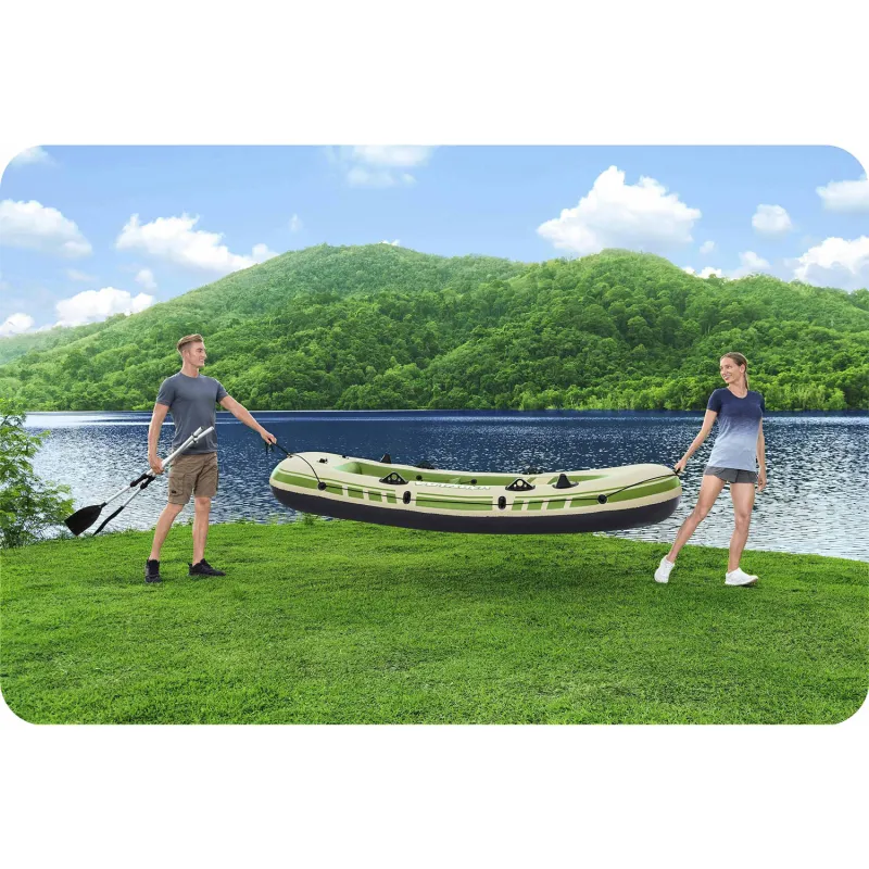 Ponton Voyager X3 294 x 137 cm, realizzato in materiale PVC resistente