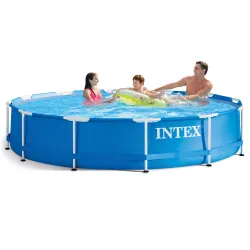 Piscina con telaio INTEX 28210, colore blu, perfetta per l'estate