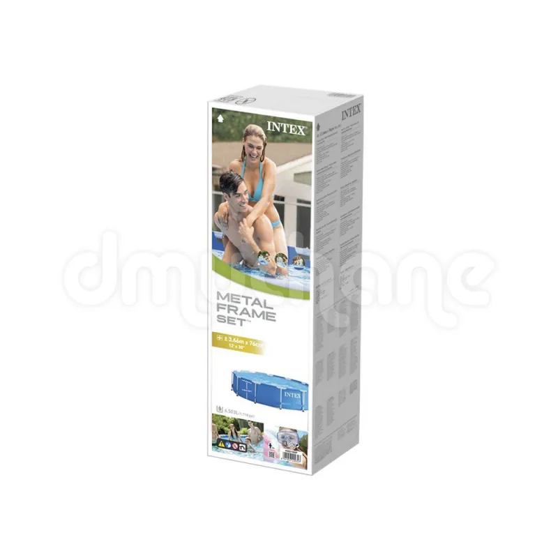 Piscina con telaio INTEX 28210, perfetta per il divertimento estivo in giardino