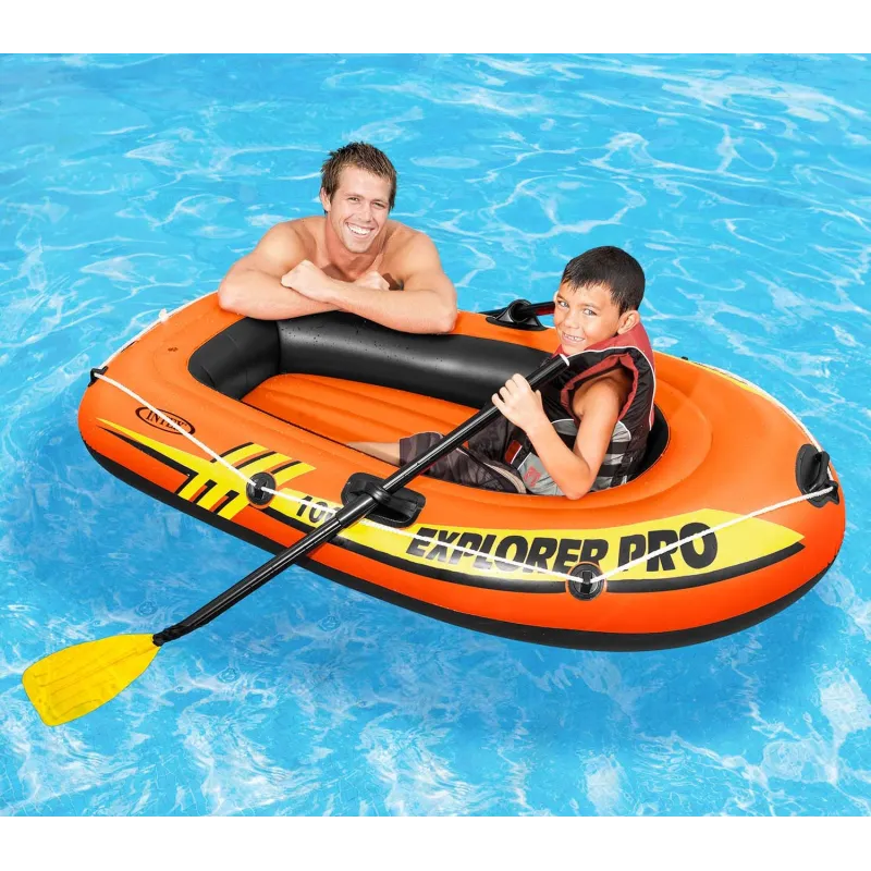 Ponton Explorer PRO 100, moka, perfetto per rilassarsi in acqua nel giardino