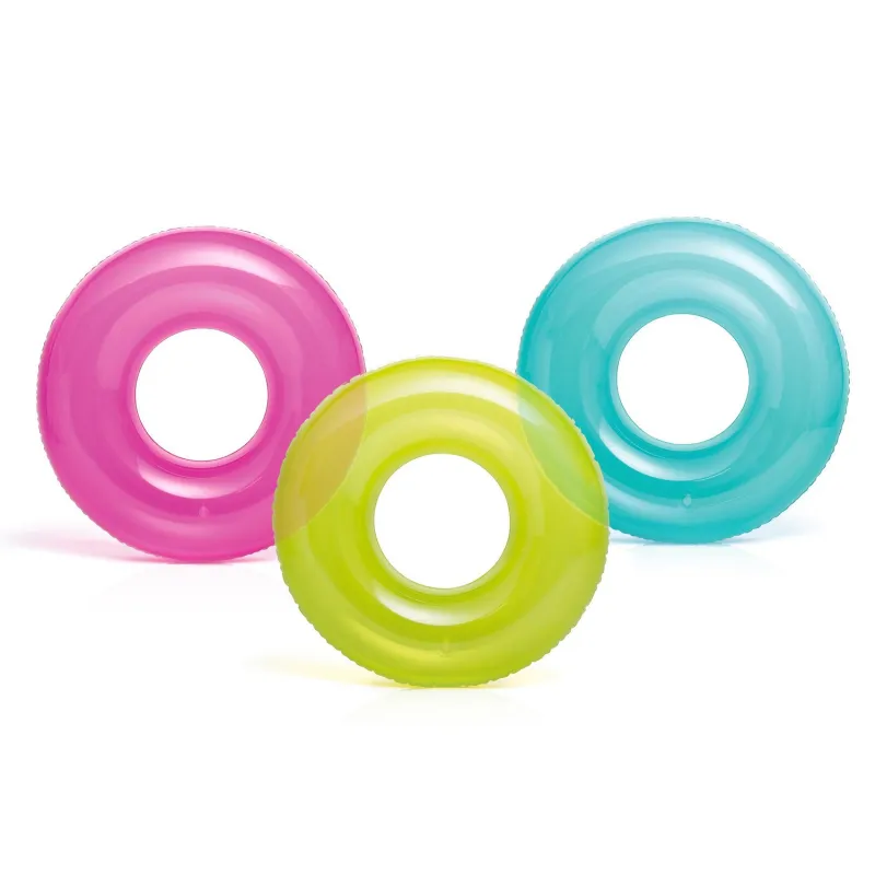 Anello da nuoto blu per bambini con diametro di 76 cm in PVC resistente