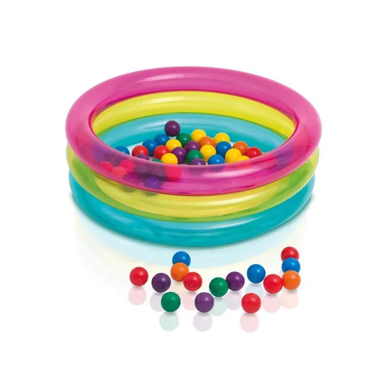 Piscina gonfiabile con palline 86 x 25 cm, perfetta per bambini, sicura e colorata