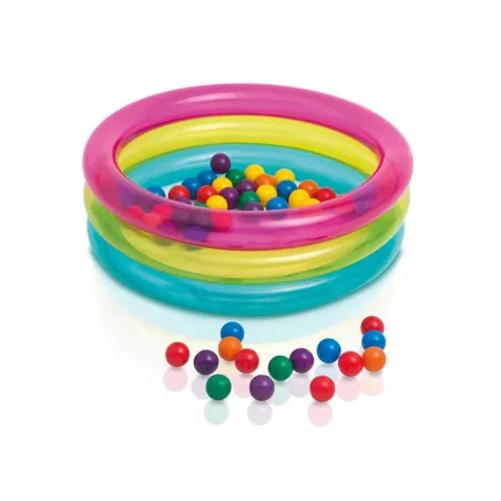 Piscina gonfiabile con palline 86 x 25 cm, perfetta per bambini, sicura e colorata