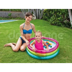Piscina gonfiabile colorata per bambini, divertimento perfetto a casa o in giardino