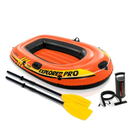 Ponton Explorer Pro 100 3w1 INTEX 58355, barca gonfiabile resistente per attività acquatiche