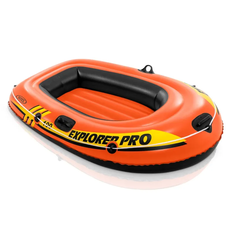 Ponton Explorer Pro 100 3w1 INTEX 58355, barca gonfiabile blu per divertimento all'aperto