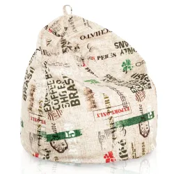 Fodera Di Pouf Sacco - Stampa Premium