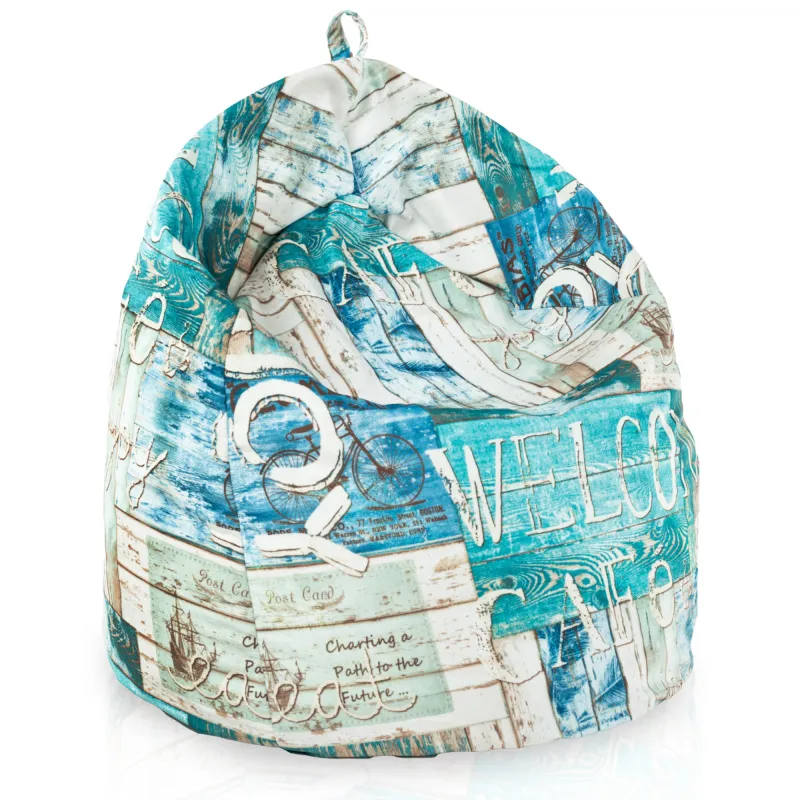 Fodera Di Pouf Sacco L Rivestimento Colori  e Tessuti