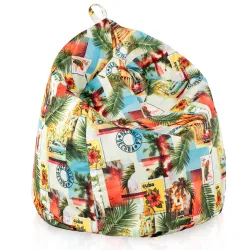 Fodera Di Pouf Sacco - Stampa Premium