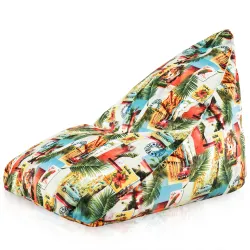 Fodera Di Pouf Seduta Bermuda - Stampa Premium
