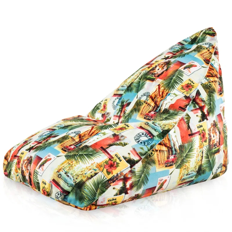 Fodera Di Pouf Seduta Bermuda XL Rivestimento Colori e Tessuti