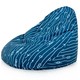 Pouf Poltrona Sacco Goccia XXL Marino