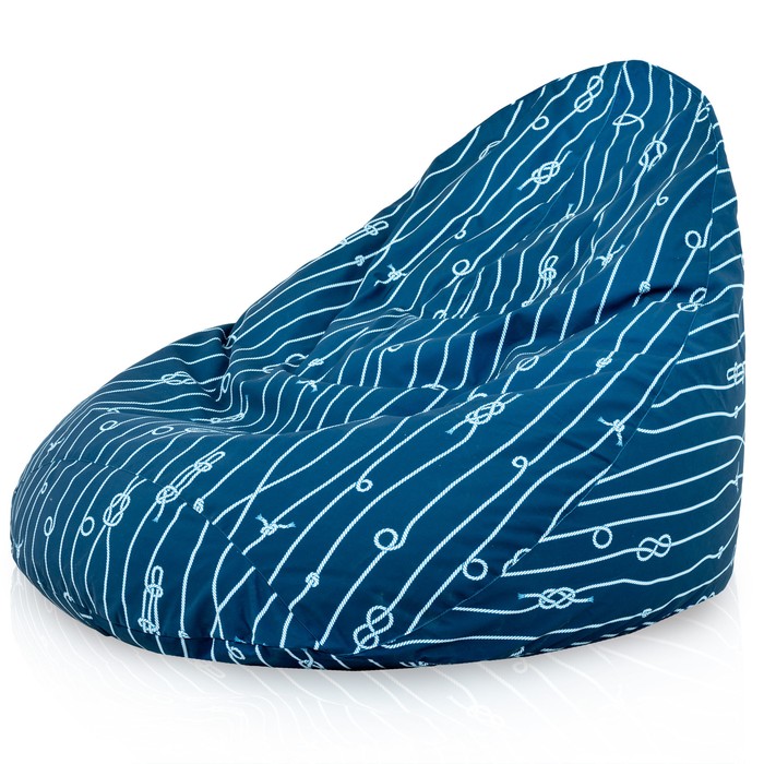 Pouf Poltrona Sacco XXL Marino Sfoderabile