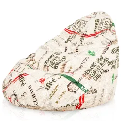 Fodera Di Pouf Poltrona Goccia - Stampa Premium