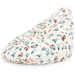 Fodera Di Pouf Poltrona Goccia - Stampa Premium