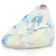 Pouf Poltrona Sacco Goccia XXL Astratto Pastello