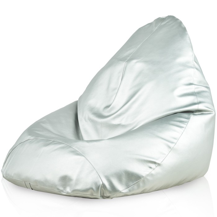 Pouf Poltrona Sacco XXL Argento