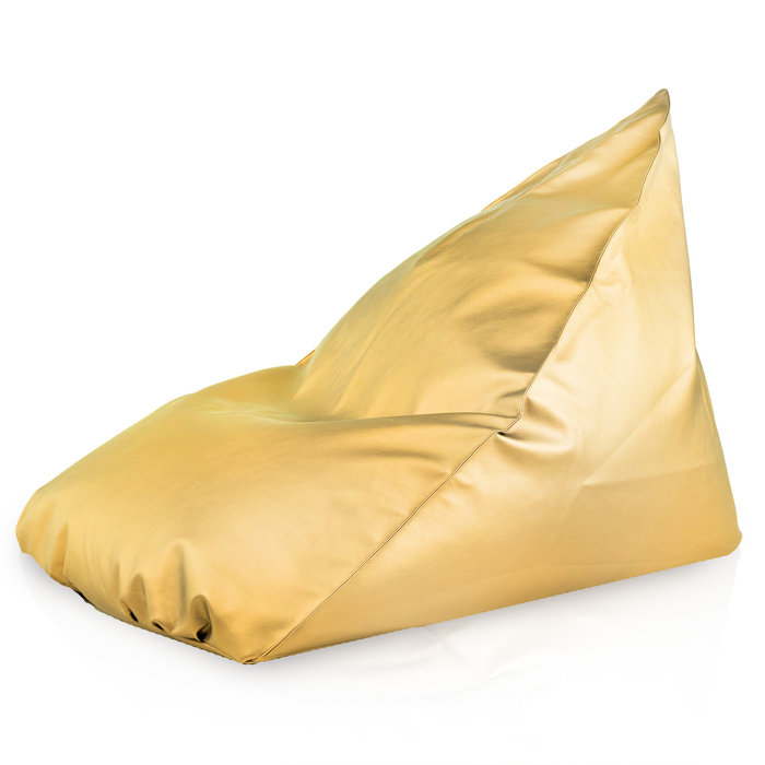 Poltrona Sacco Oro Bermuda Pouf Elegante