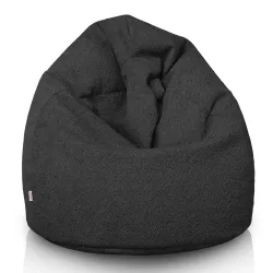 Poltrona Pouf Sacco L per bambini - Tessuto Bouclè – vista 21