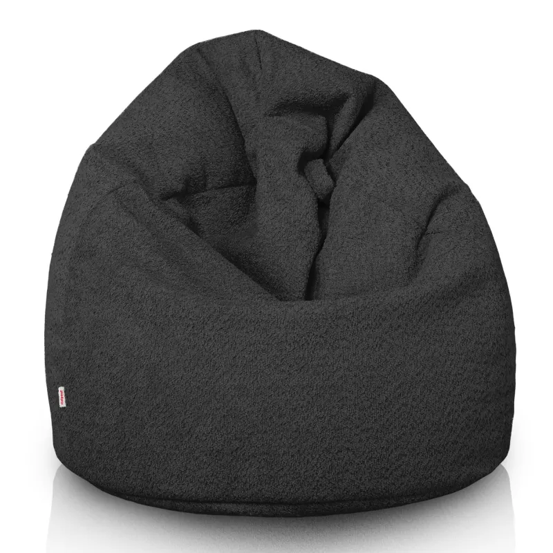 Poltrona Pouf Sacco L per bambini - Tessuto Bouclè – vista 21