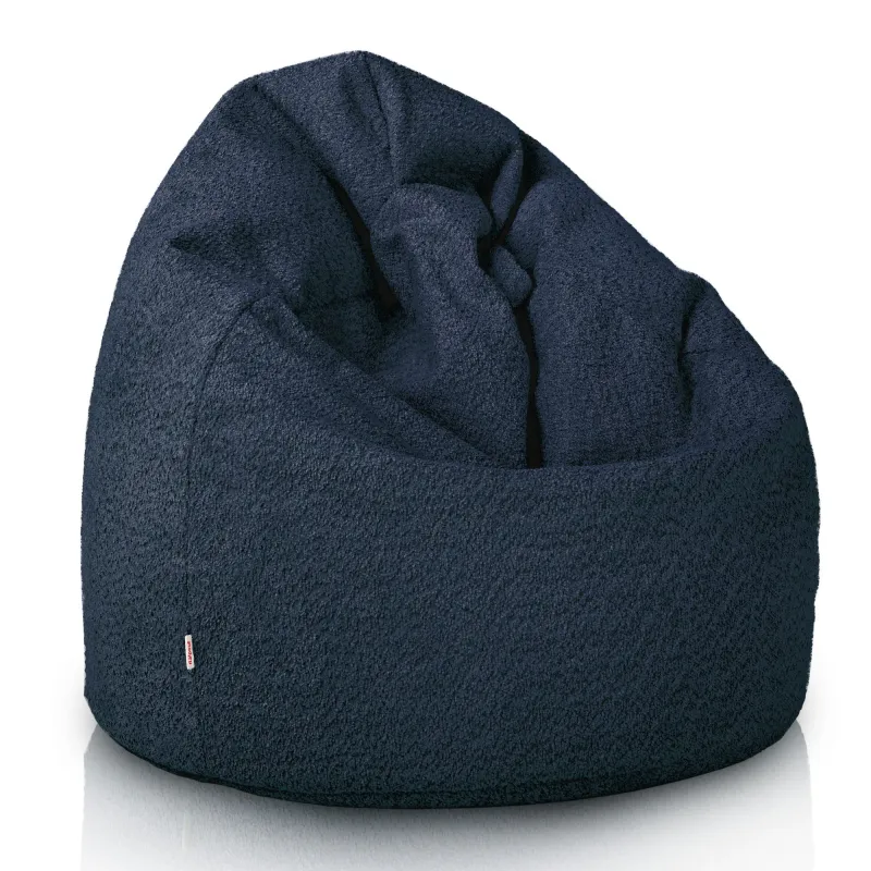 Poltrona Pouf Sacco L per bambini - Tessuto Bouclè – vista 25