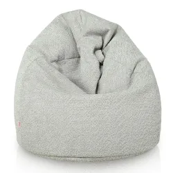 Poltrona Pouf Sacco L per bambini - Tessuto Bouclè – vista 33