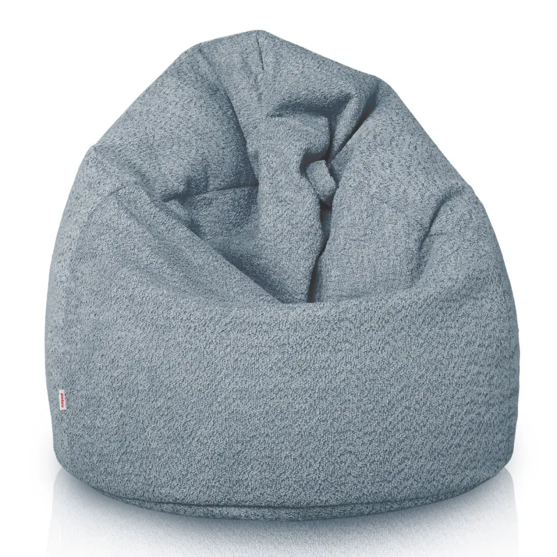 Poltrona Pouf Sacco L per bambini - Tessuto Bouclè – vista 45