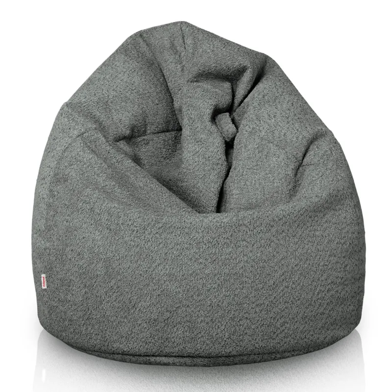Poltrona Pouf Sacco L per bambini - Tessuto Bouclè – vista 57