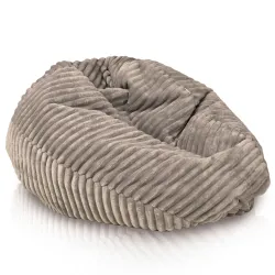 Poltrona Pouf Sacco L per bambini - Velluto a Coste Stripe – vista 3