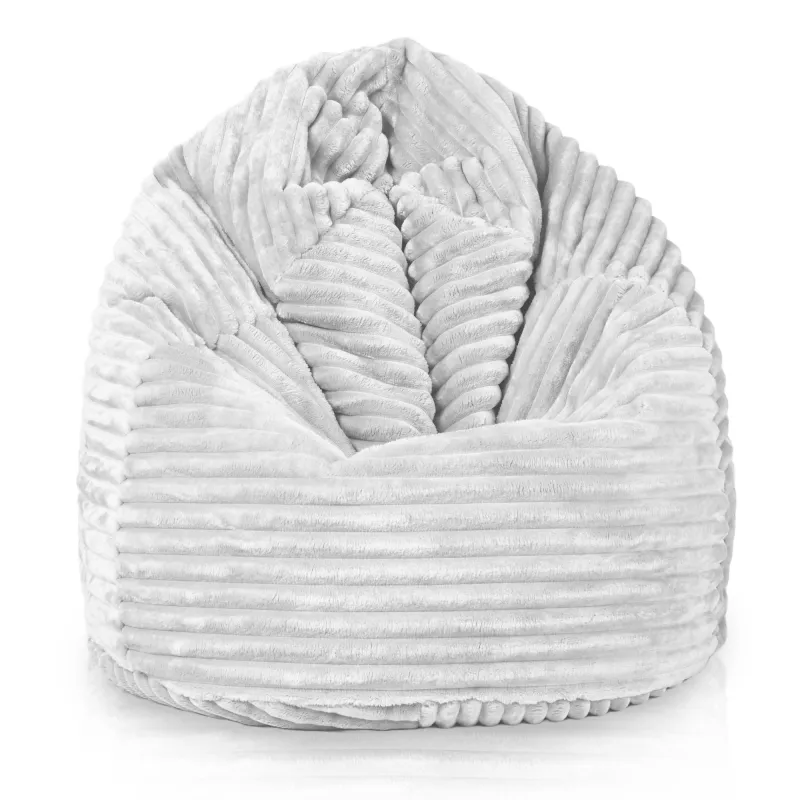 Poltrona Pouf Sacco L per bambini - Velluto a Coste Stripe – vista 7
