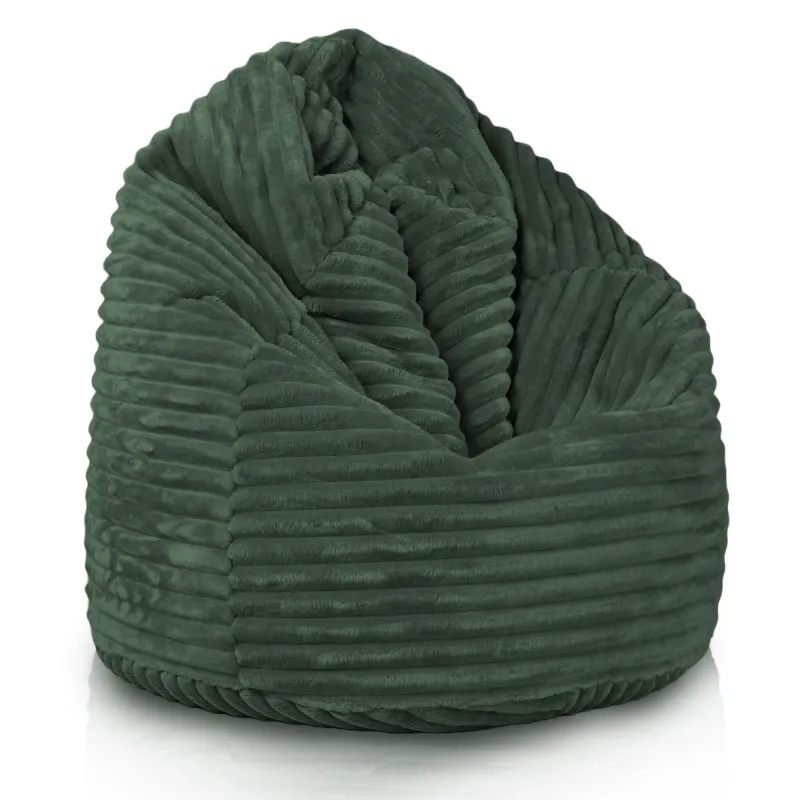 Poltrona Pouf Sacco L per bambini - Velluto a Coste Stripe – vista 11