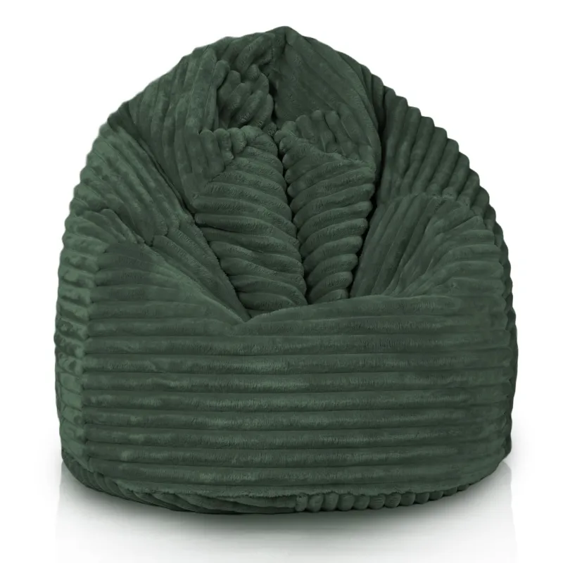 Poltrona Pouf Sacco L per bambini - Velluto a Coste Stripe – vista 12
