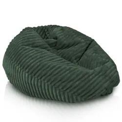 Poltrona Pouf Sacco L per bambini - Velluto a Coste Stripe – vista 13