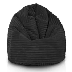 Poltrona Pouf Sacco L per bambini - Velluto a Coste Stripe – vista 17