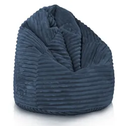 Fodera Di Pouf Sacco - Velluto A Coste Larghe