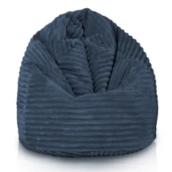 Poltrona Pouf Sacco L per bambini - Velluto a Coste Stripe – vista 22