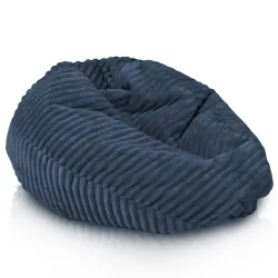 Poltrona Pouf Sacco L per bambini - Velluto a Coste Stripe – vista 23