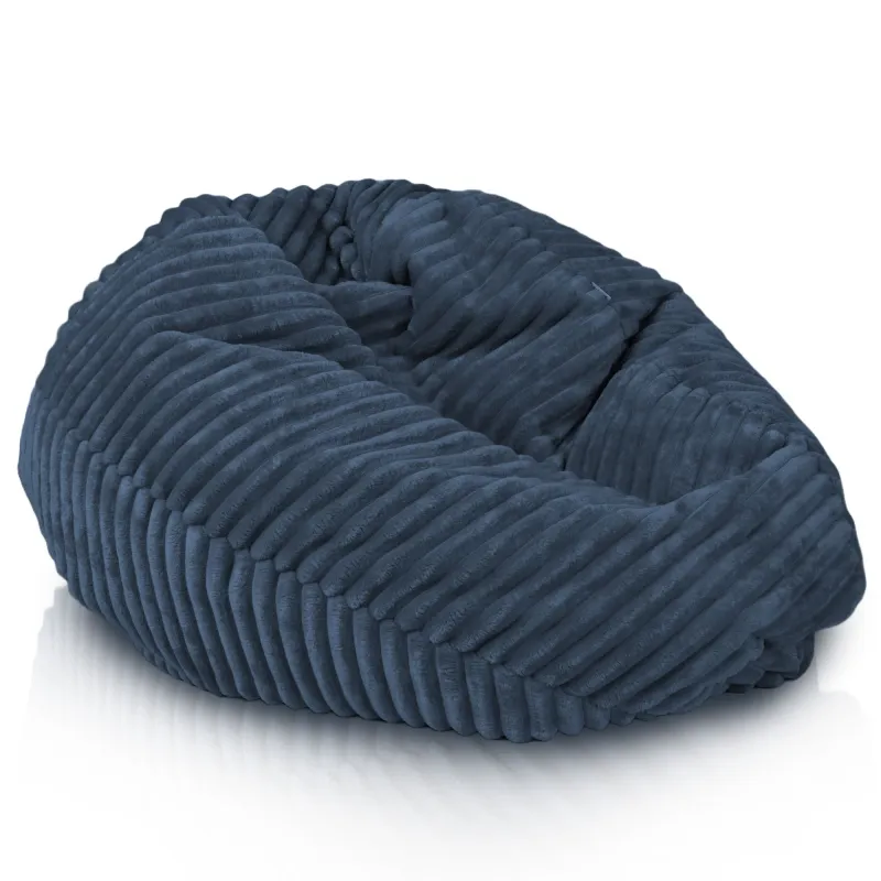 Poltrona Pouf Sacco L per bambini - Velluto a Coste Stripe – vista 23
