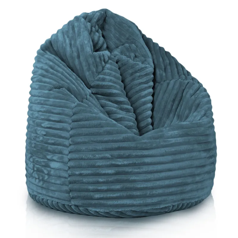 Poltrona Pouf Sacco L per bambini - Velluto a Coste Stripe – vista 31