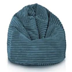 Poltrona Pouf Sacco L per bambini - Velluto a Coste Stripe – vista 32