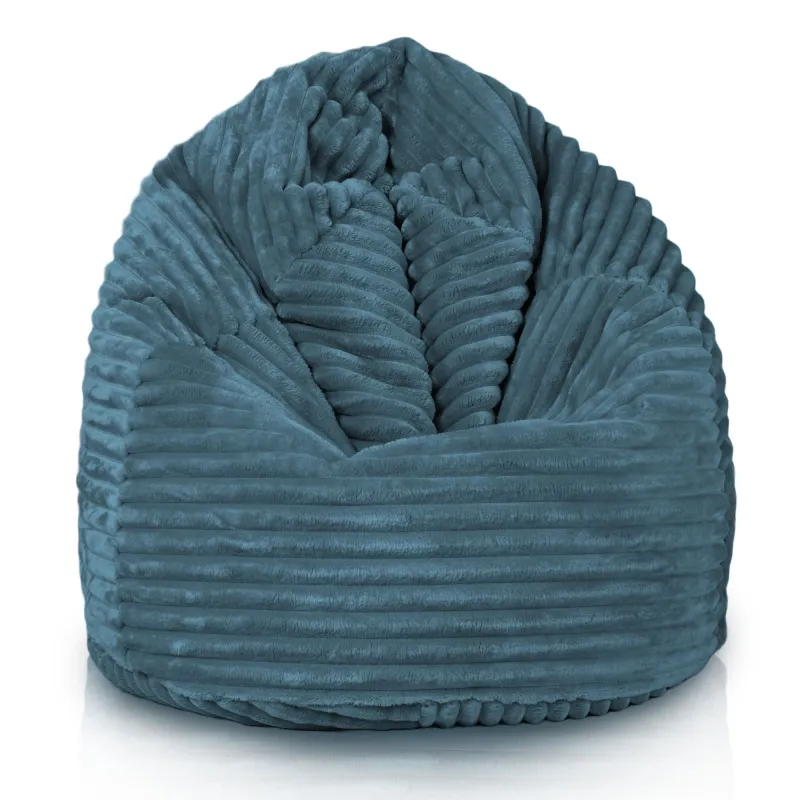 Poltrona Pouf Sacco L per bambini - Velluto a Coste Stripe – vista 32