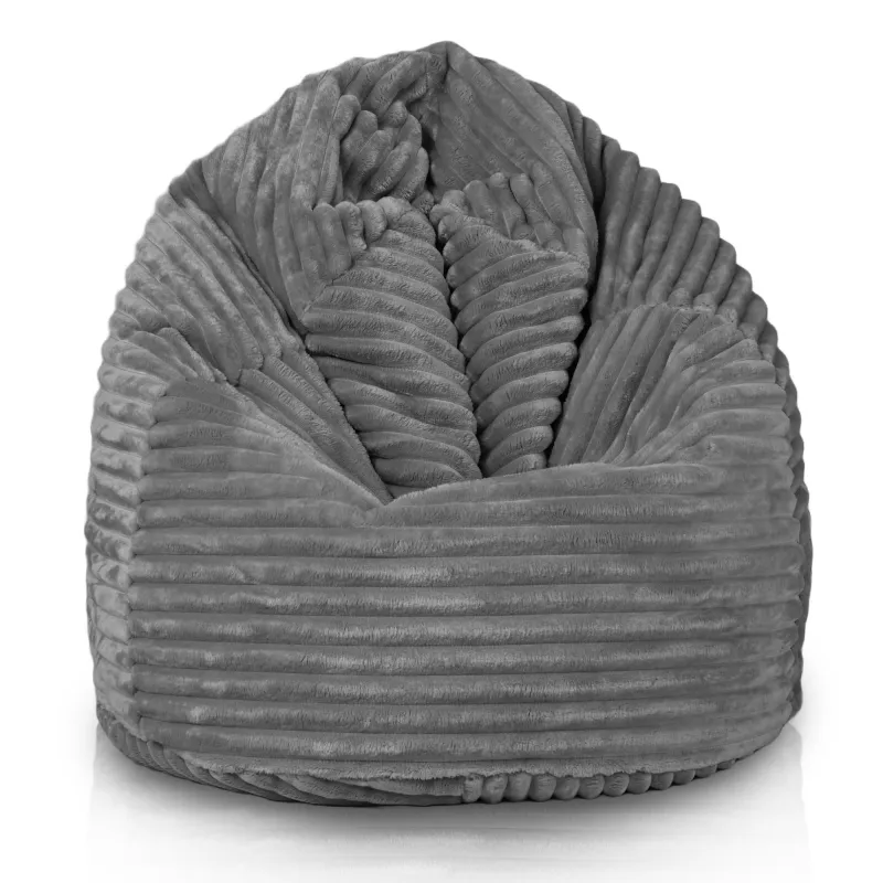 Poltrona Pouf Sacco L per bambini - Velluto a Coste Stripe – vista 37