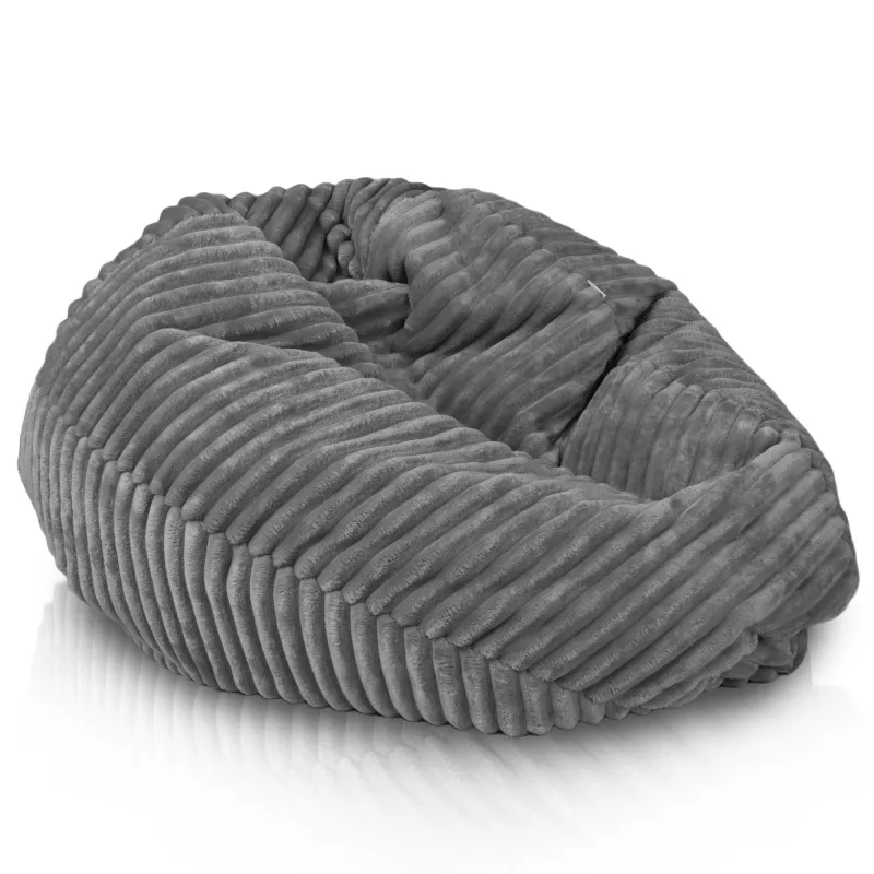 Poltrona Pouf Sacco L per bambini - Velluto a Coste Stripe – vista 38