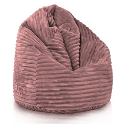 Fodera Di Pouf Sacco - Velluto A Coste Larghe