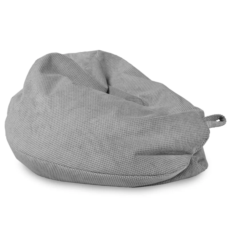 Poltrona Pouf Sacco L per bambini - Velluto Testurizzato Dot – vista 9