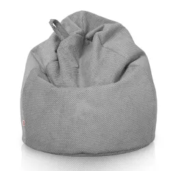 Poltrona Pouf Sacco L per bambini - Velluto Testurizzato Dot – vista 10