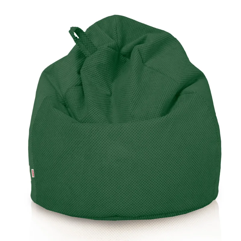Poltrona Pouf Sacco L per bambini - Velluto Testurizzato Dot – vista 27