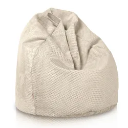 Fodera Di Pouf Sacco - Velluto Testurizzato Dot
